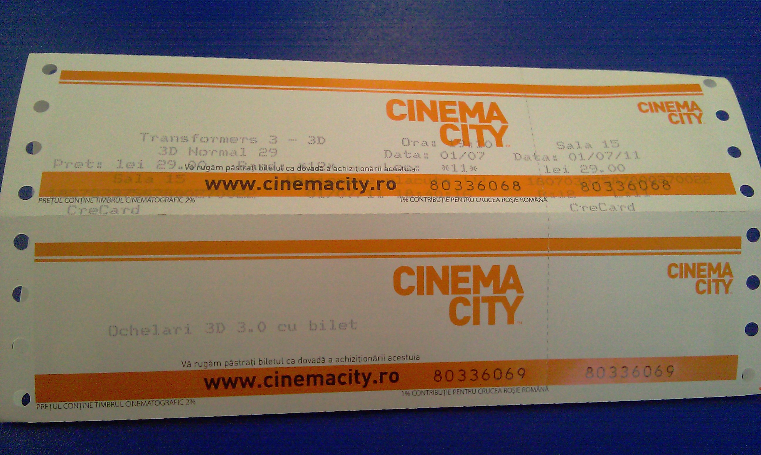 Prosper Christ Attend FILM: „Taxă de uituc” pe ochelarii 3D la „Cinema Sun Plaza Mall”.  Instrucţiunile lipsesc! | infoINSiDER.ro