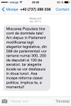 PMP Basescu SMS